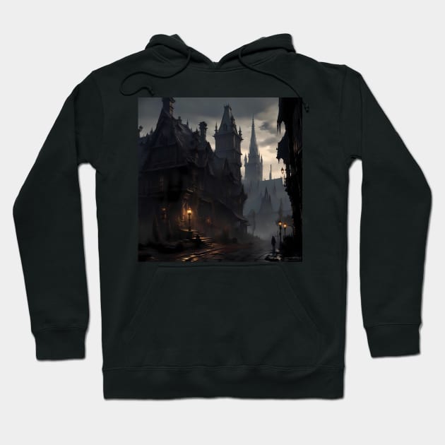 Bloodborne inspired art Hoodie by IOANNISSKEVAS